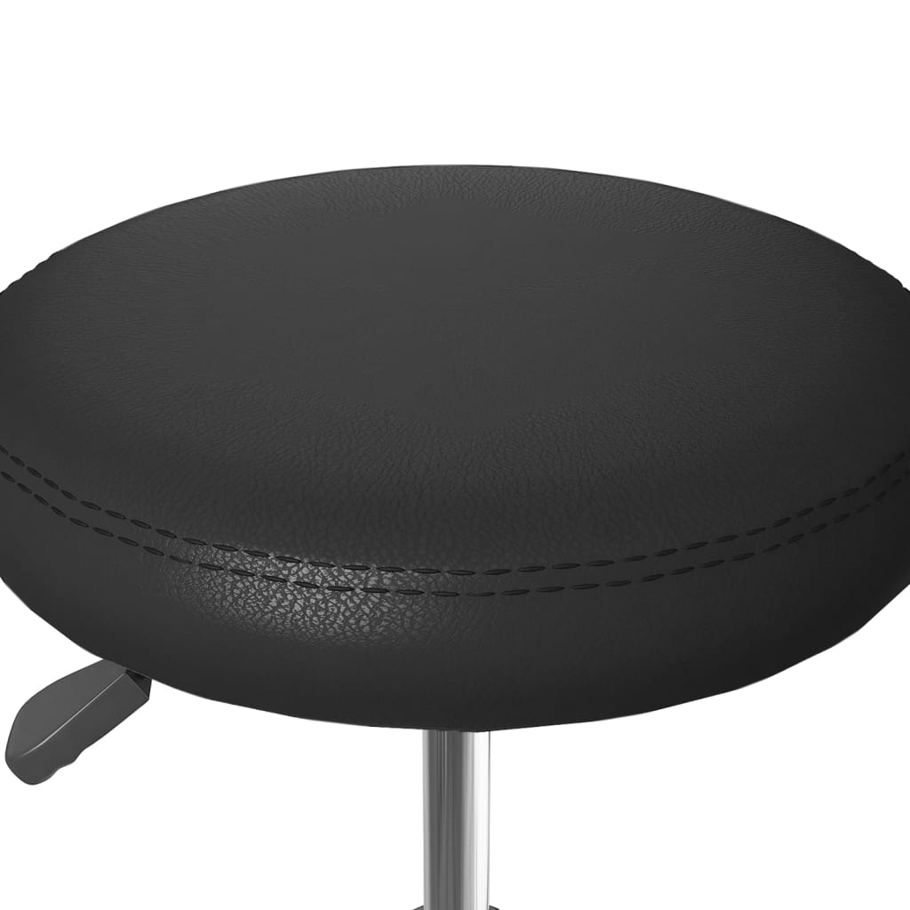 Dining Chairs 2 pcs. Black Faux Leather