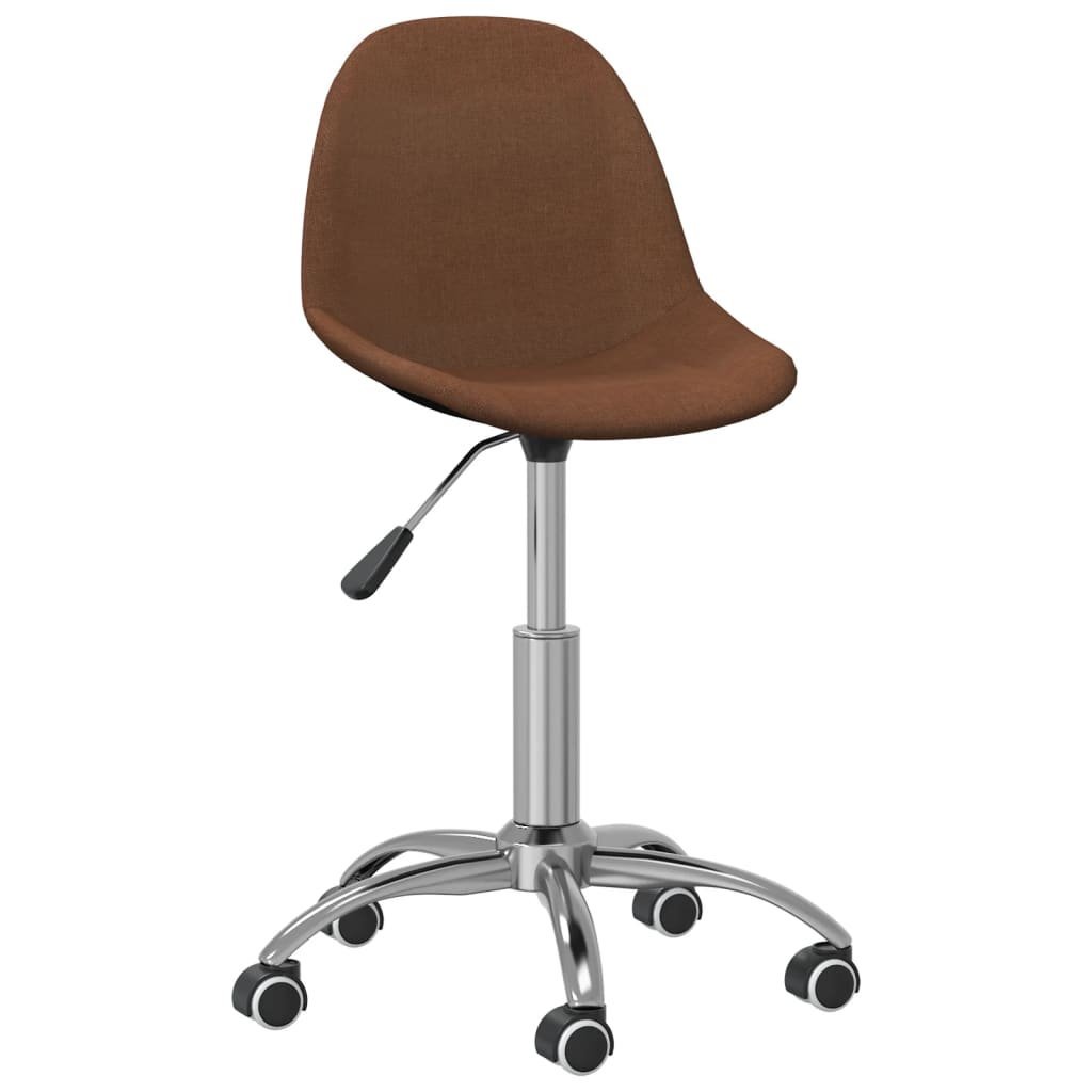 Bürostuhl Drehbar Braun Stoff