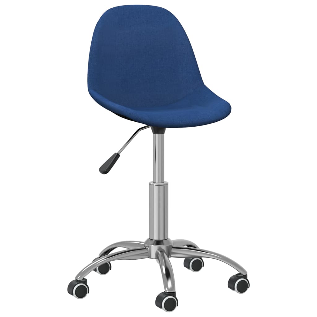 Bürostuhl Drehbar Blau Stoff