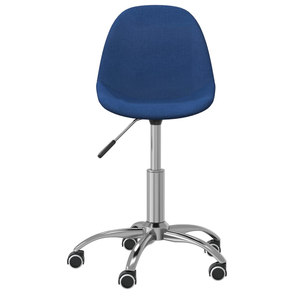 Bürostuhl Drehbar Blau Stoff