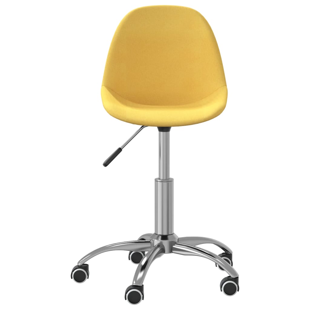 Bürostuhl Drehbar Senfgelb Stoff