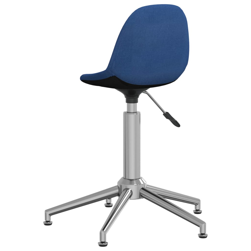 Bürostuhl Drehbar Blau Stoff