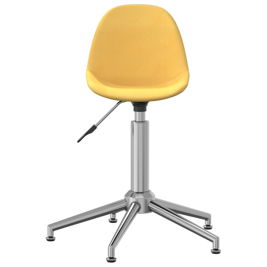 Bürostuhl Drehbar Senfgelb Stoff