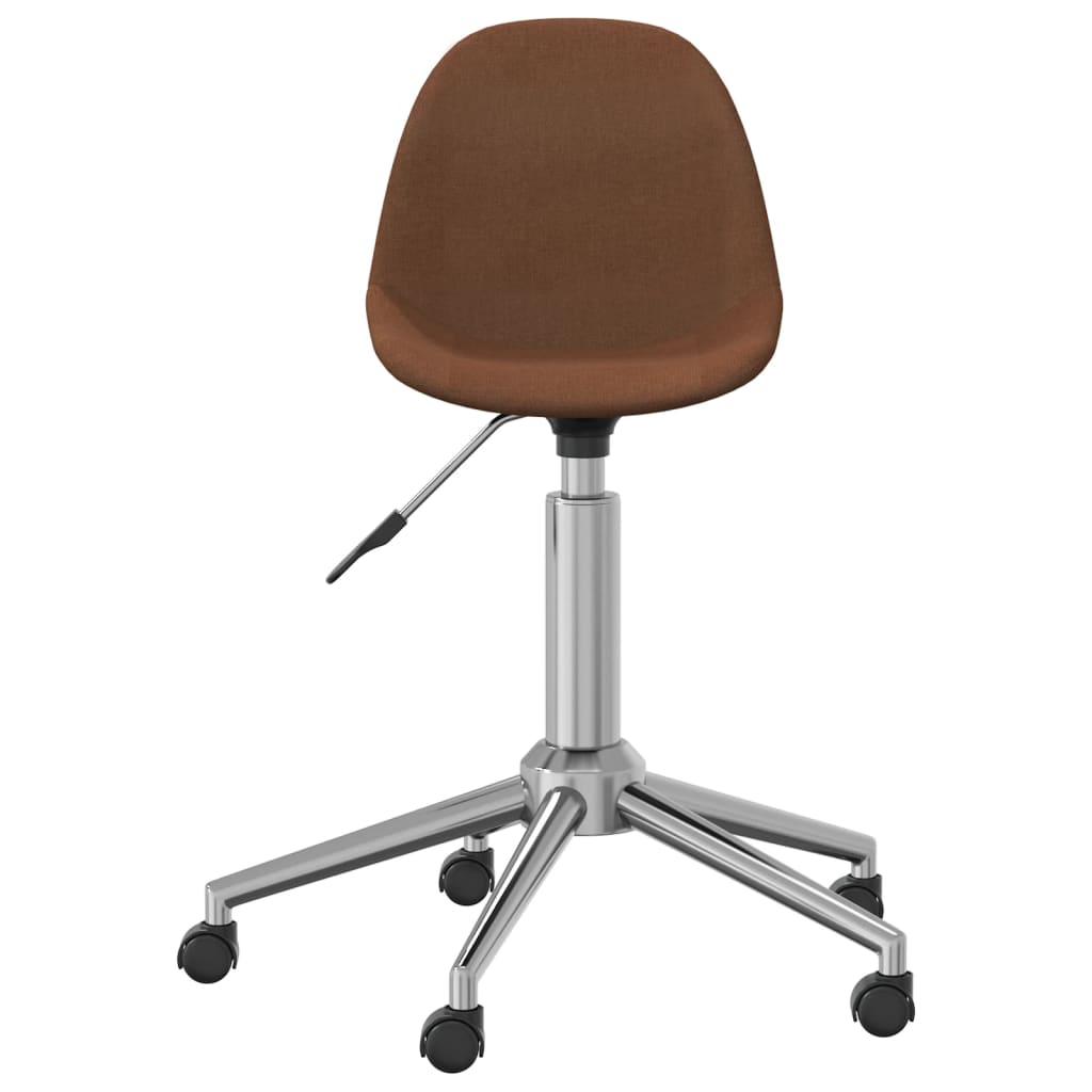 Bürostuhl Drehbar Braun Stoff