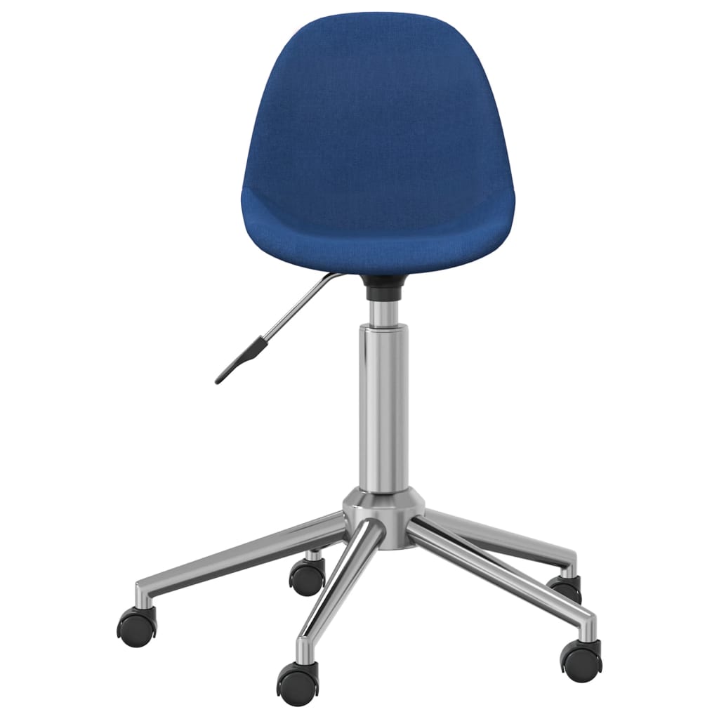 Bürostuhl Drehbar Blau Stoff