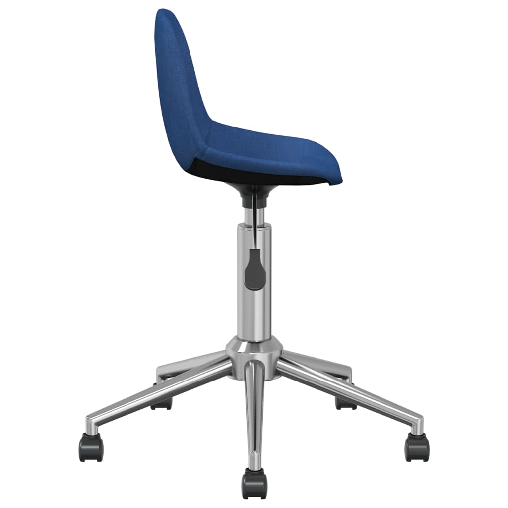 Bürostuhl Drehbar Blau Stoff