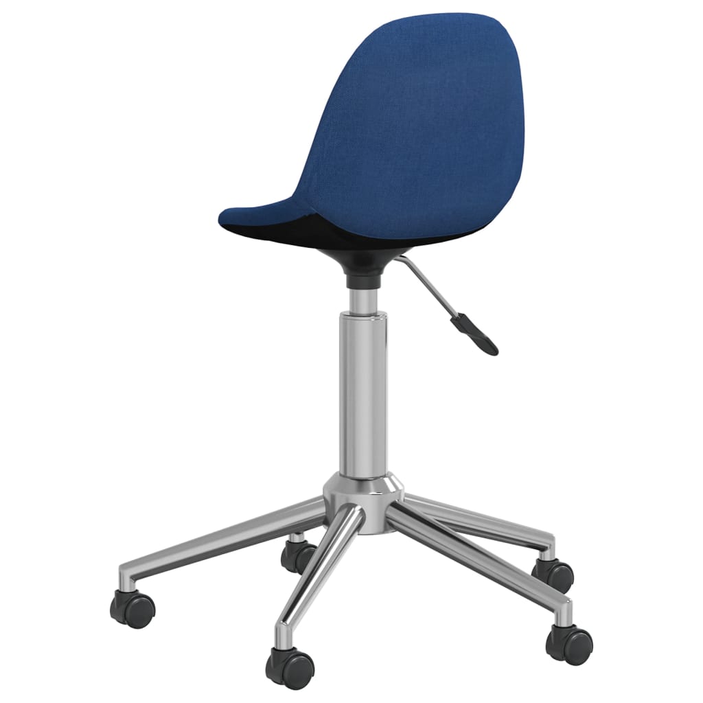 Bürostuhl Drehbar Blau Stoff