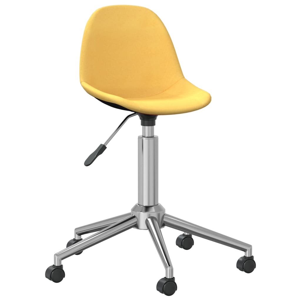 Bürostuhl Drehbar Senfgelb Stoff