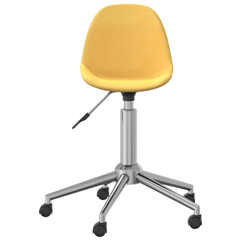 Bürostuhl Drehbar Senfgelb Stoff