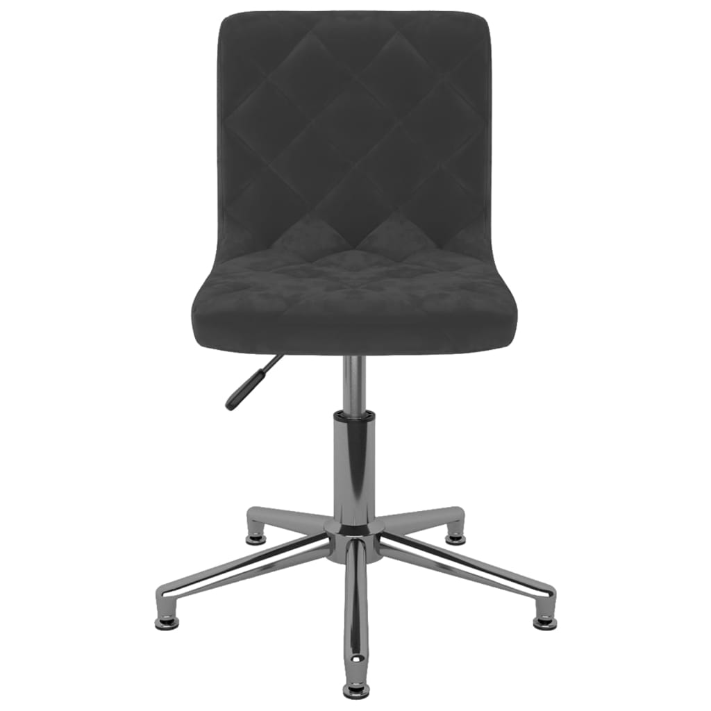 Bürostuhl Drehbar Schwarz Samt