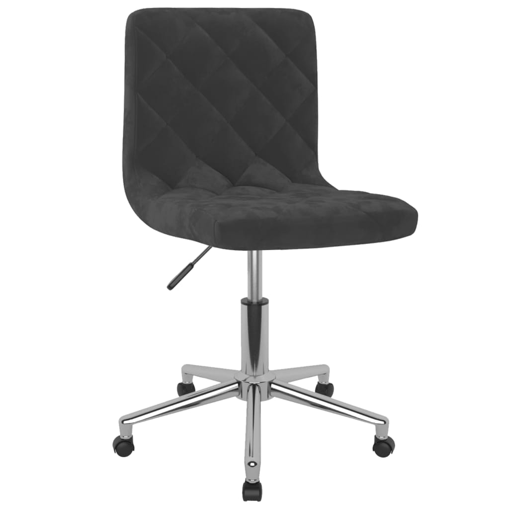 Bürostuhl Drehbar Schwarz Samt