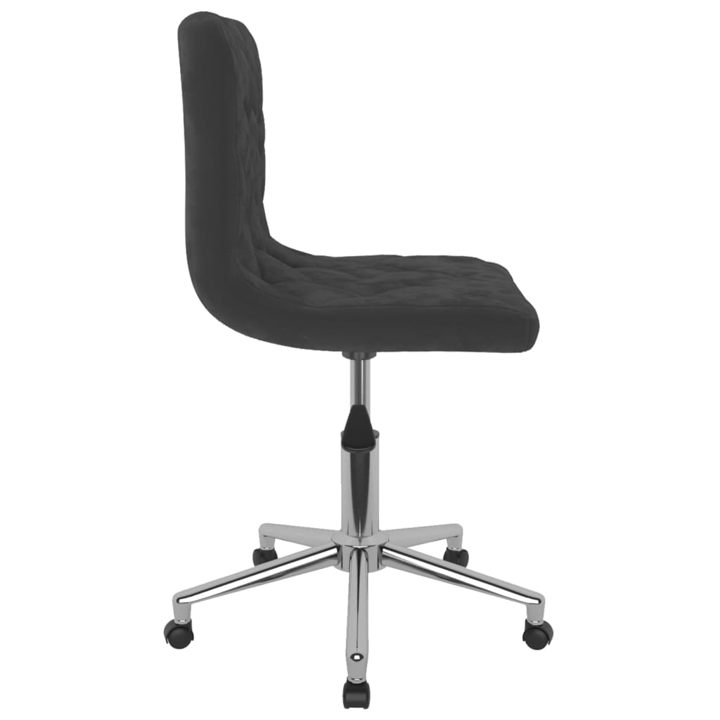 Bürostuhl Drehbar Schwarz Samt