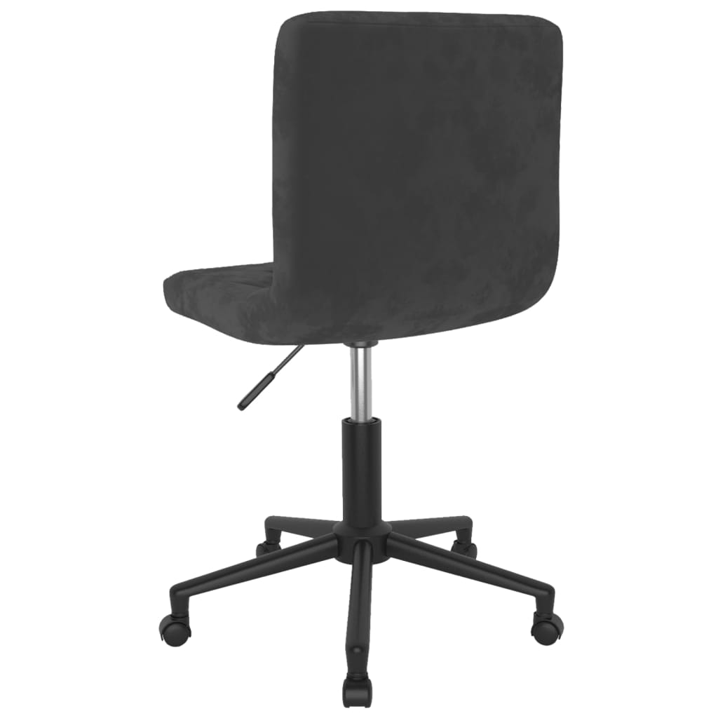 Bürostuhl Drehbar Schwarz Samt