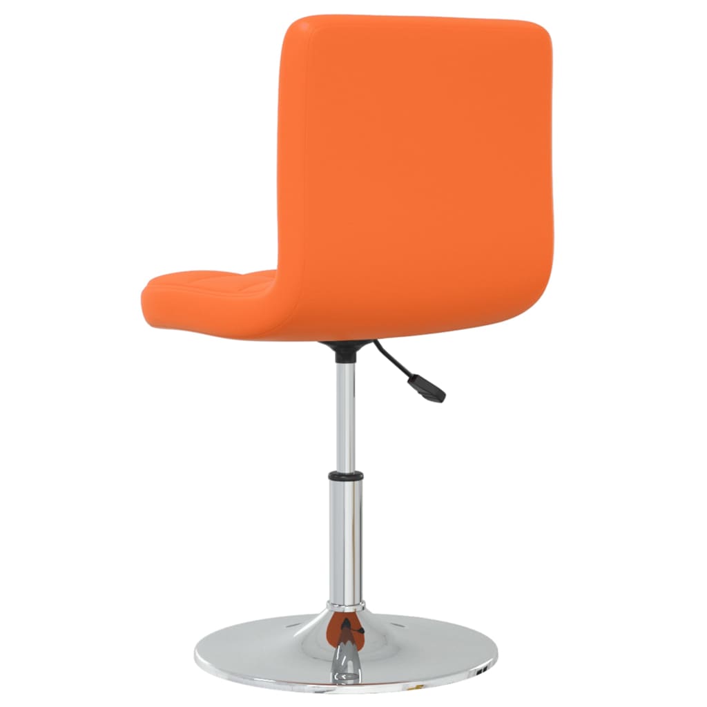 Esszimmerstühle 4 Stk. Orange Kunstleder