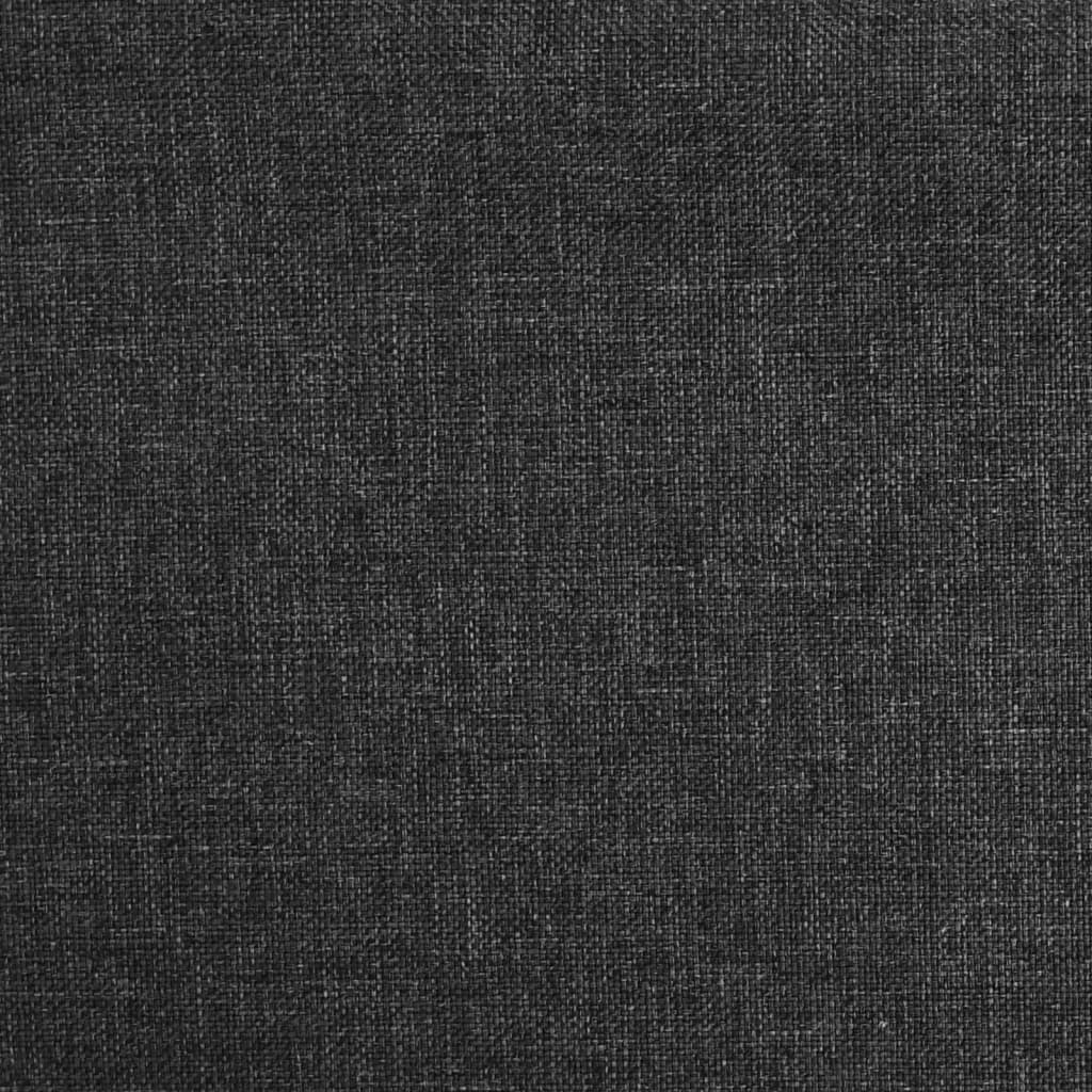 Dining Chairs 2 pcs. Swivel Black Fabric