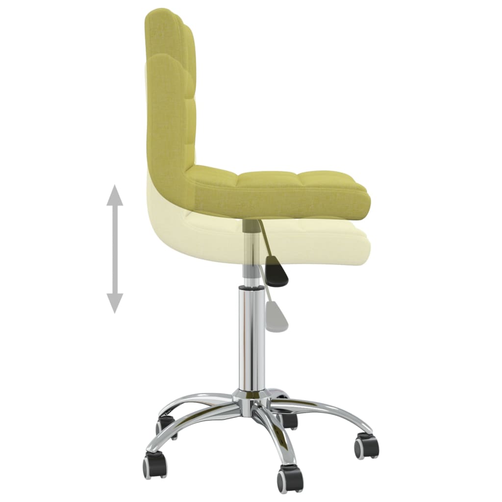 Bürostuhl Drehbar Grün Stoff