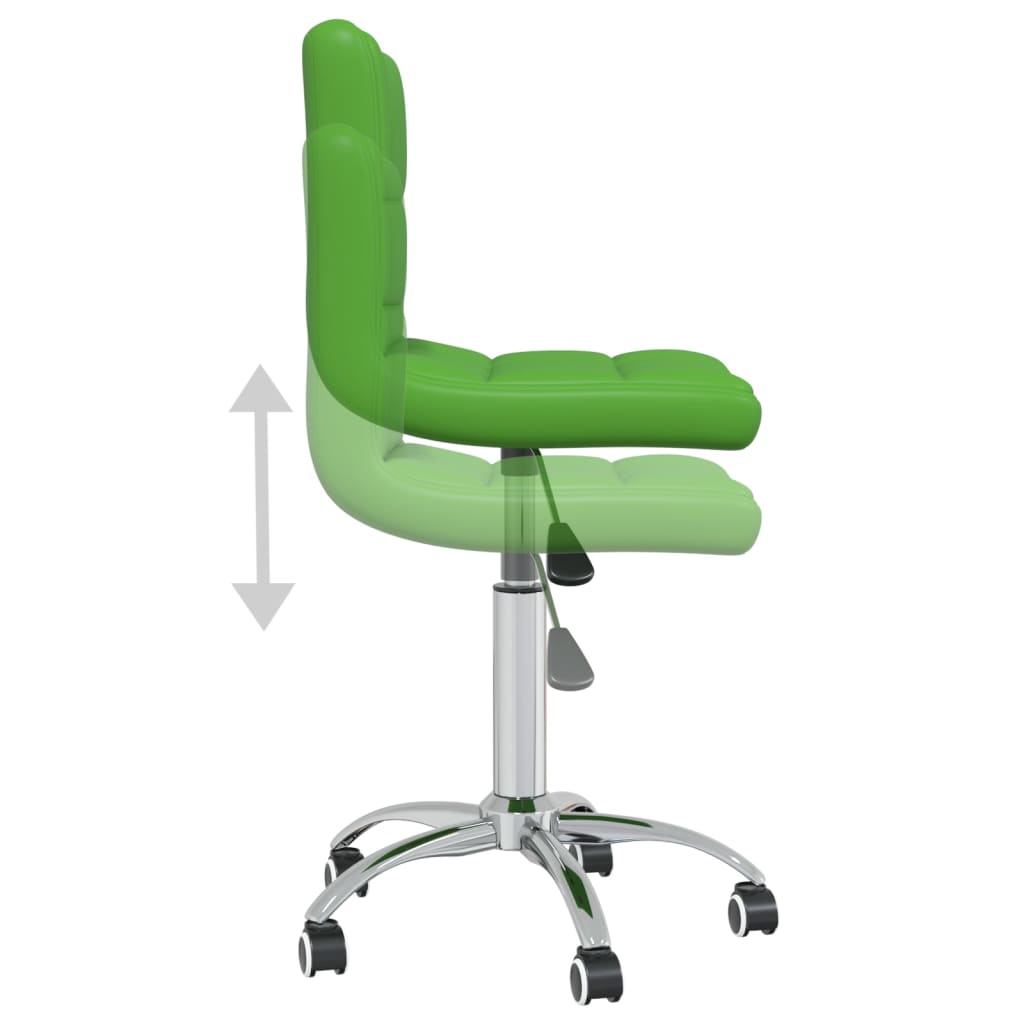 Bürostuhl Drehbar Grün Kunstleder