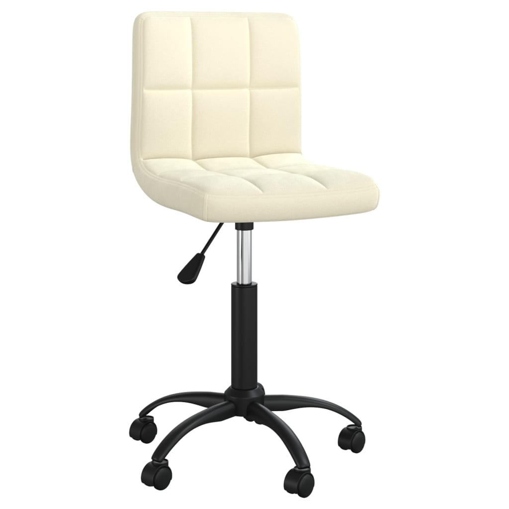 Office Chair Swivel Cream Velvet