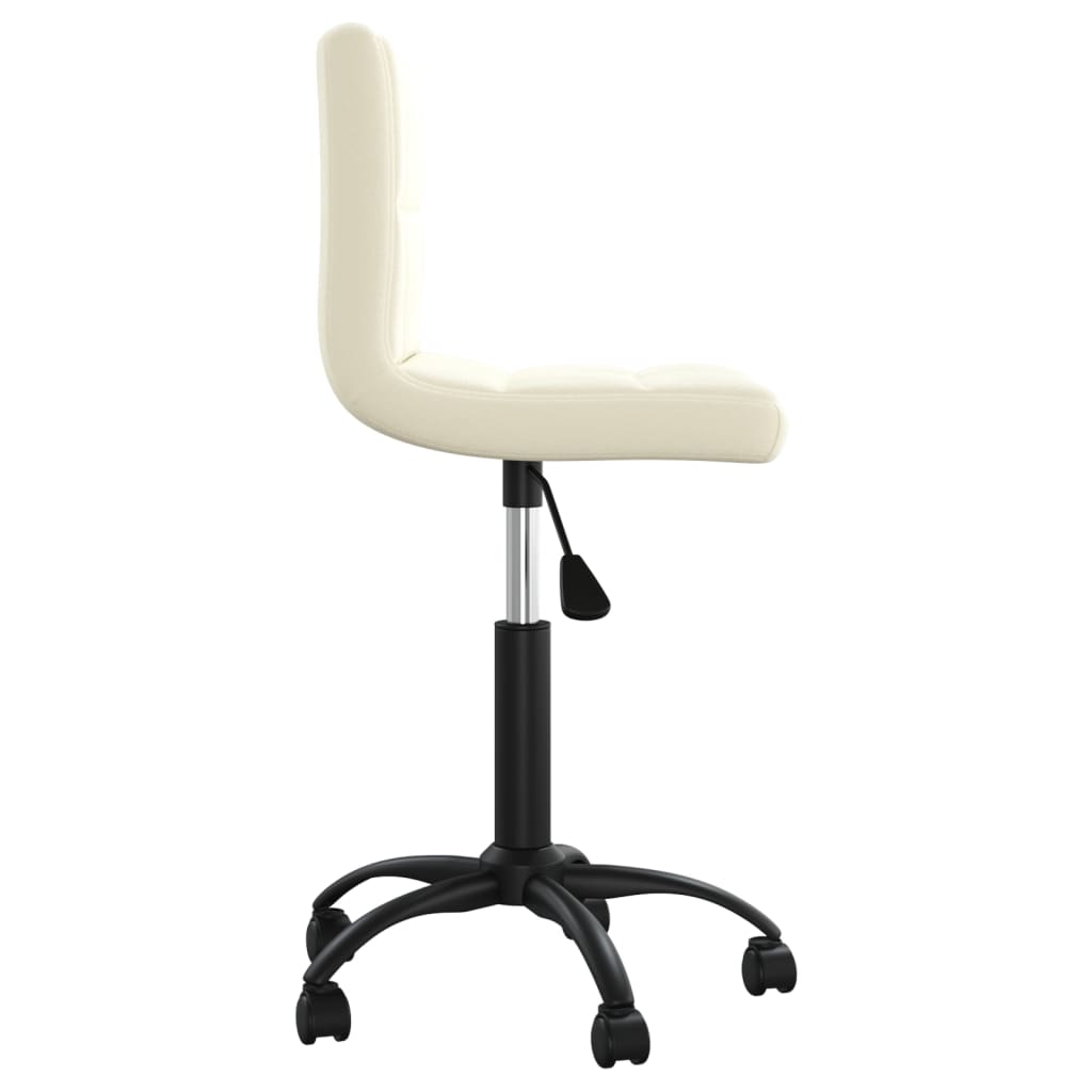 Office Chair Swivel Cream Velvet