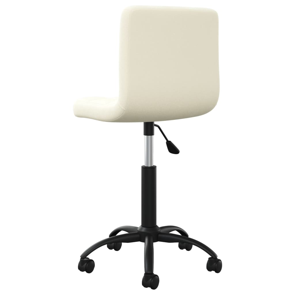 Office Chair Swivel Cream Velvet