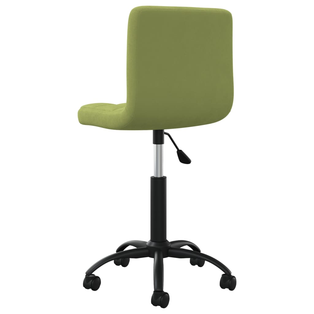 Bürostuhl Drehbar Hellgrün Samt