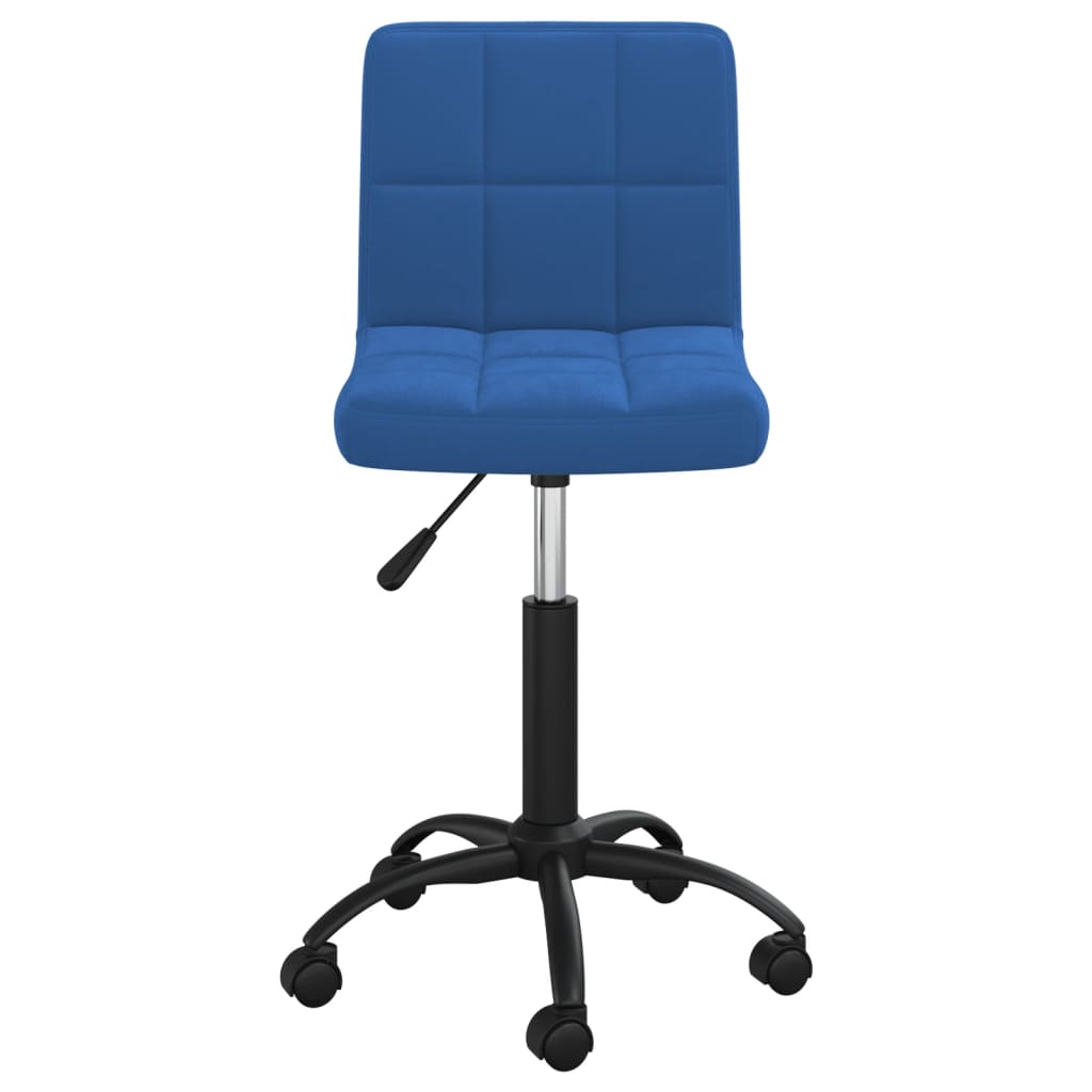 Office Chair Swivel Blue Velvet