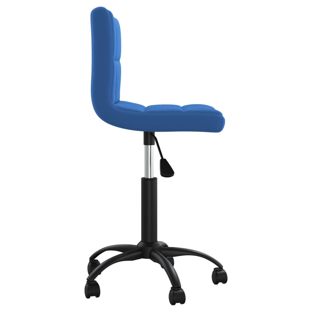 Office Chair Swivel Blue Velvet