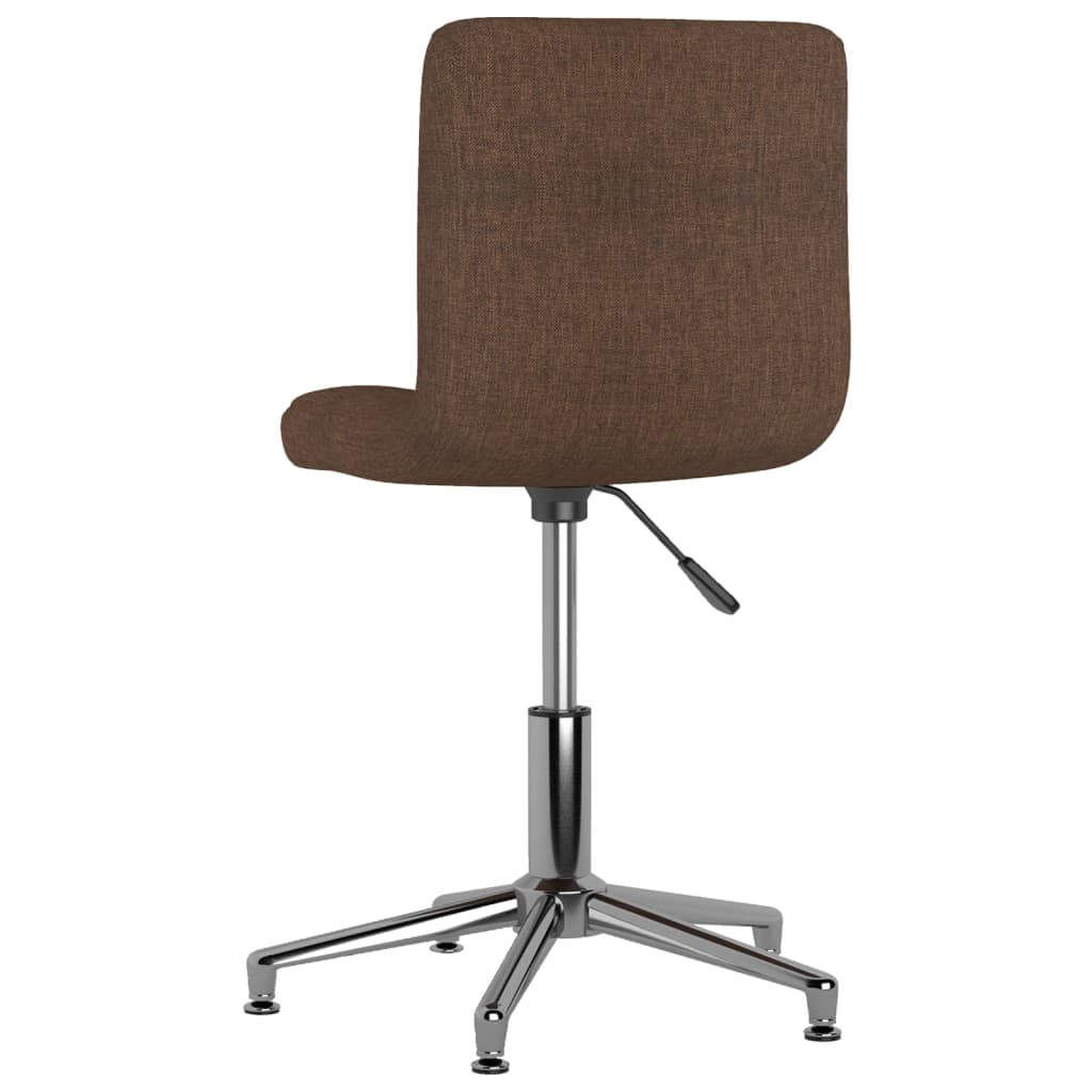 Bürostuhl Drehbar Braun Stoff
