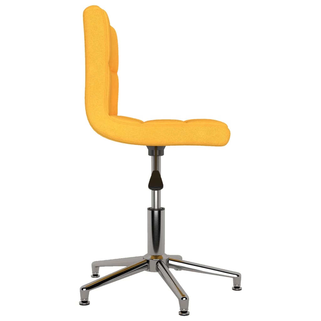 Bürostuhl Drehbar Senfgelb Stoff
