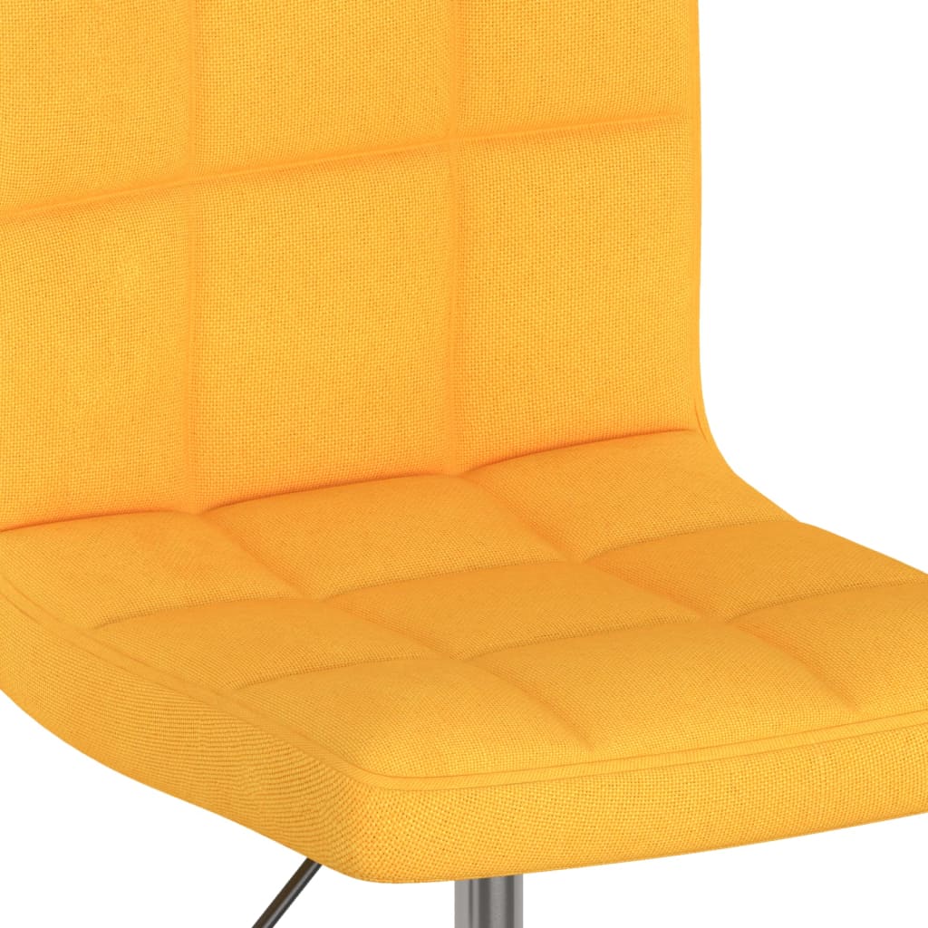 Bürostuhl Drehbar Senfgelb Stoff