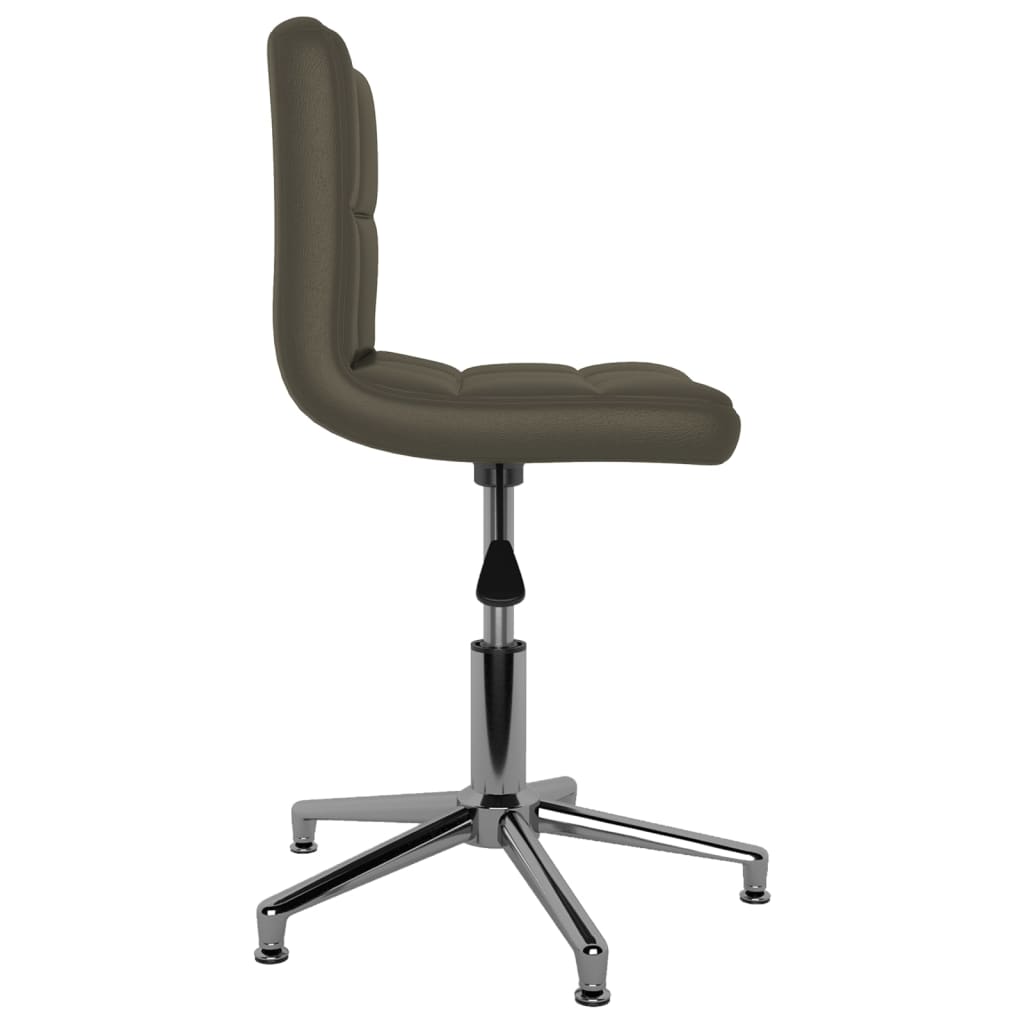 Bürostuhl Drehbar Braun Kunstleder