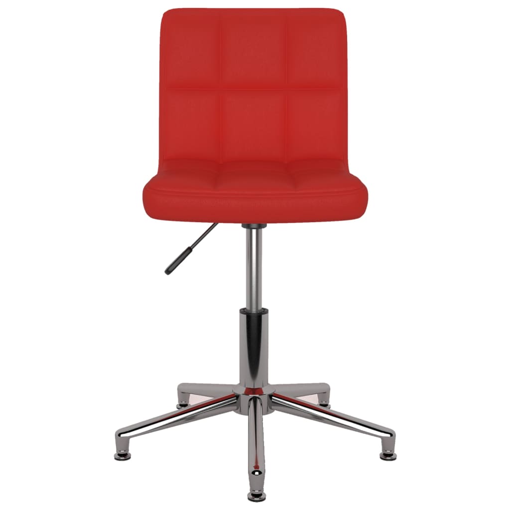 Bürostuhl Drehbar Weinrot Kunstleder
