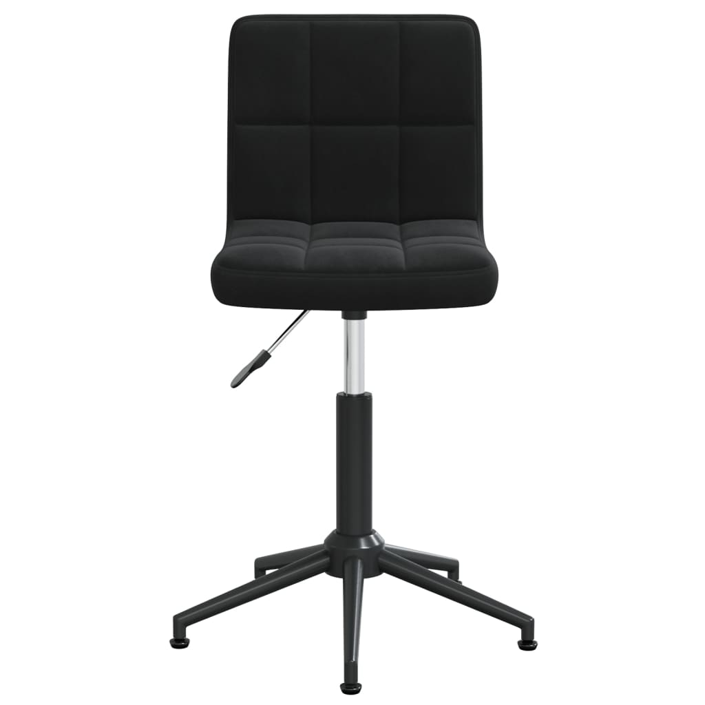 Bürostuhl Drehbar Schwarz Samt