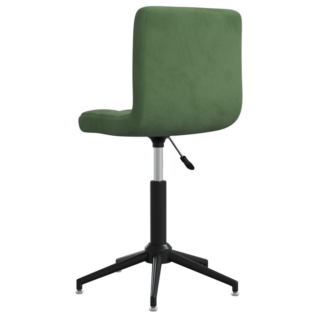 Bürostuhl Drehbar Dunkelgrün Samt