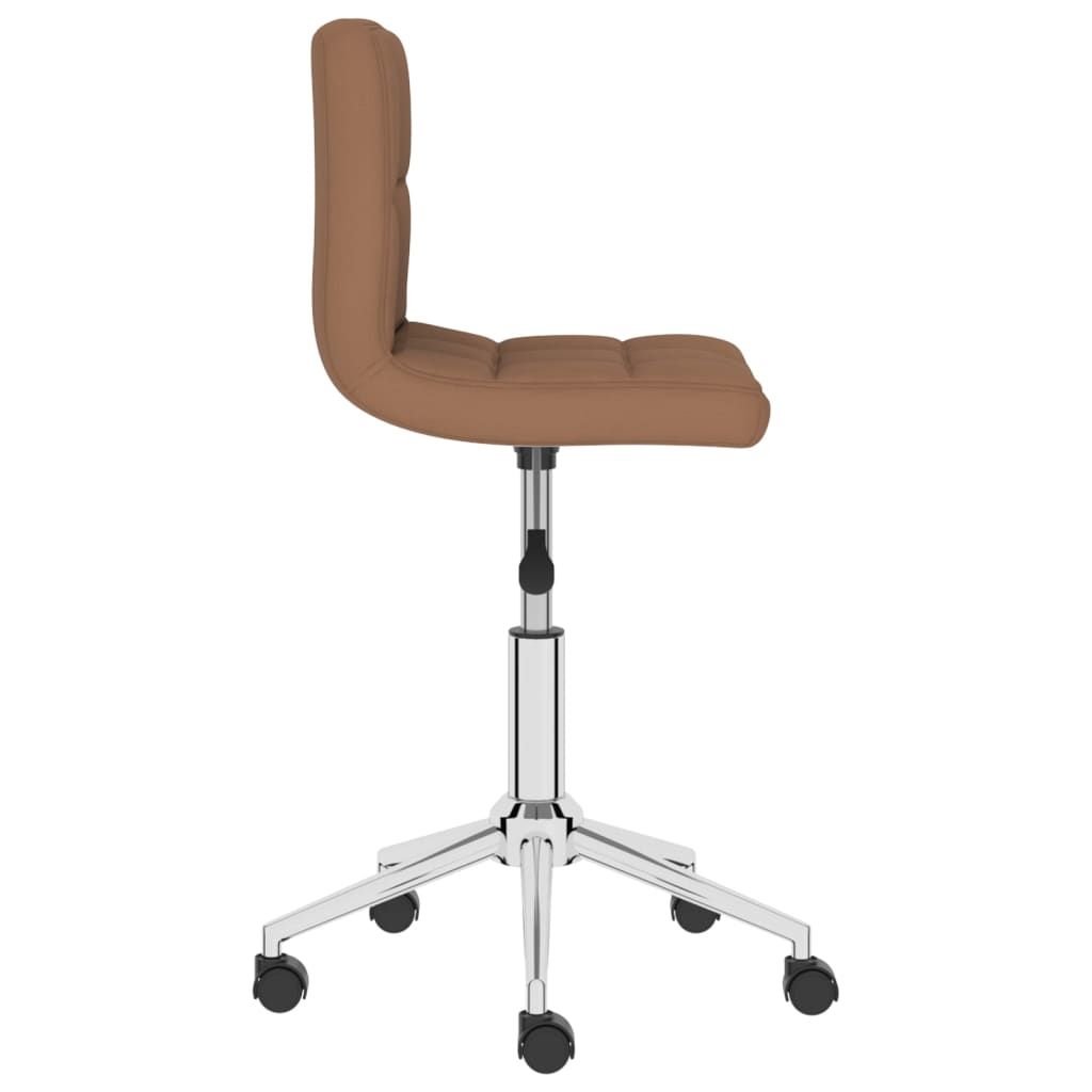 Bürostuhl Drehbar Braun Stoff