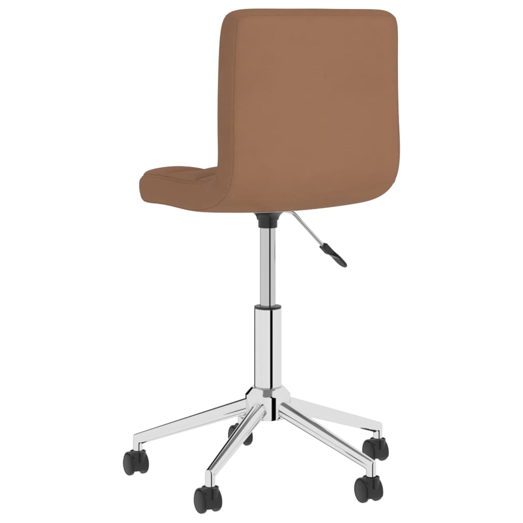 Bürostuhl Drehbar Braun Stoff