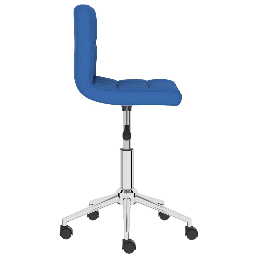 Bürostuhl Drehbar Blau Stoff