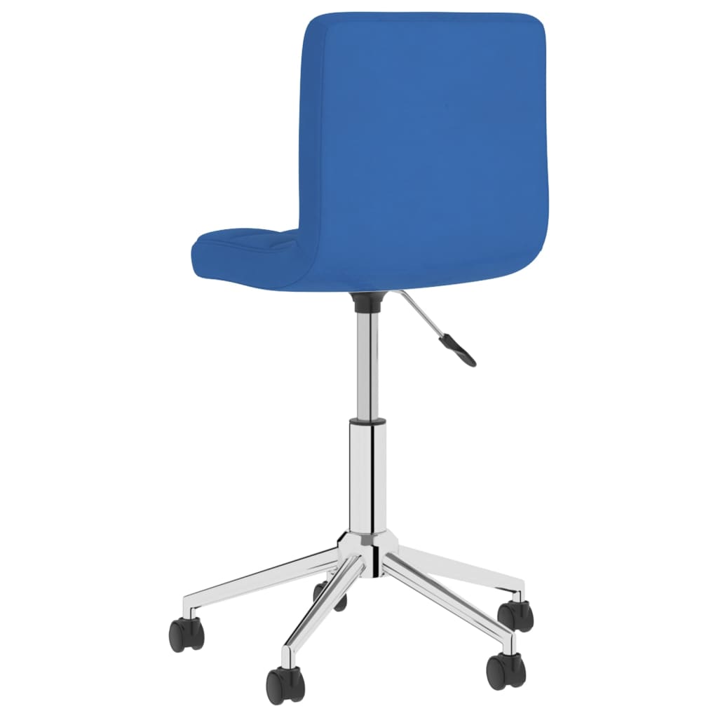 Bürostuhl Drehbar Blau Stoff