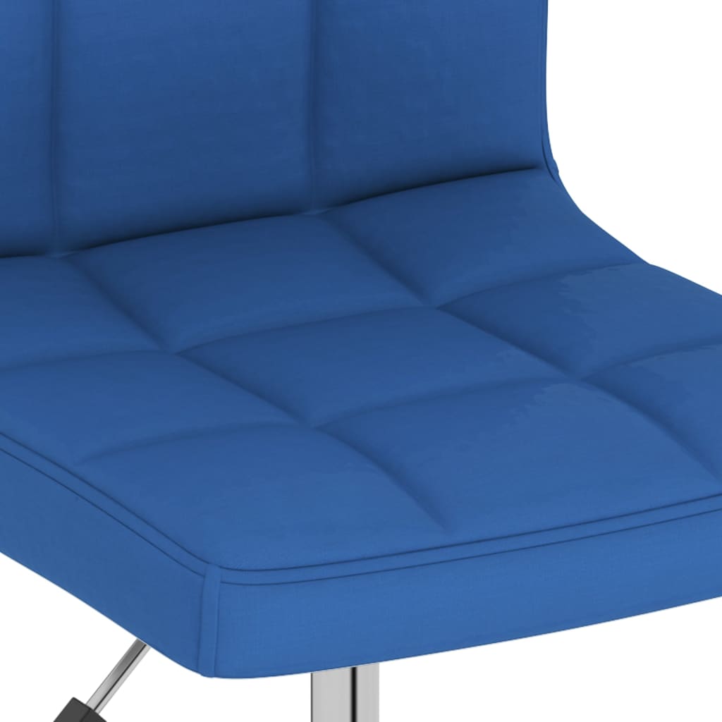 Bürostuhl Drehbar Blau Stoff