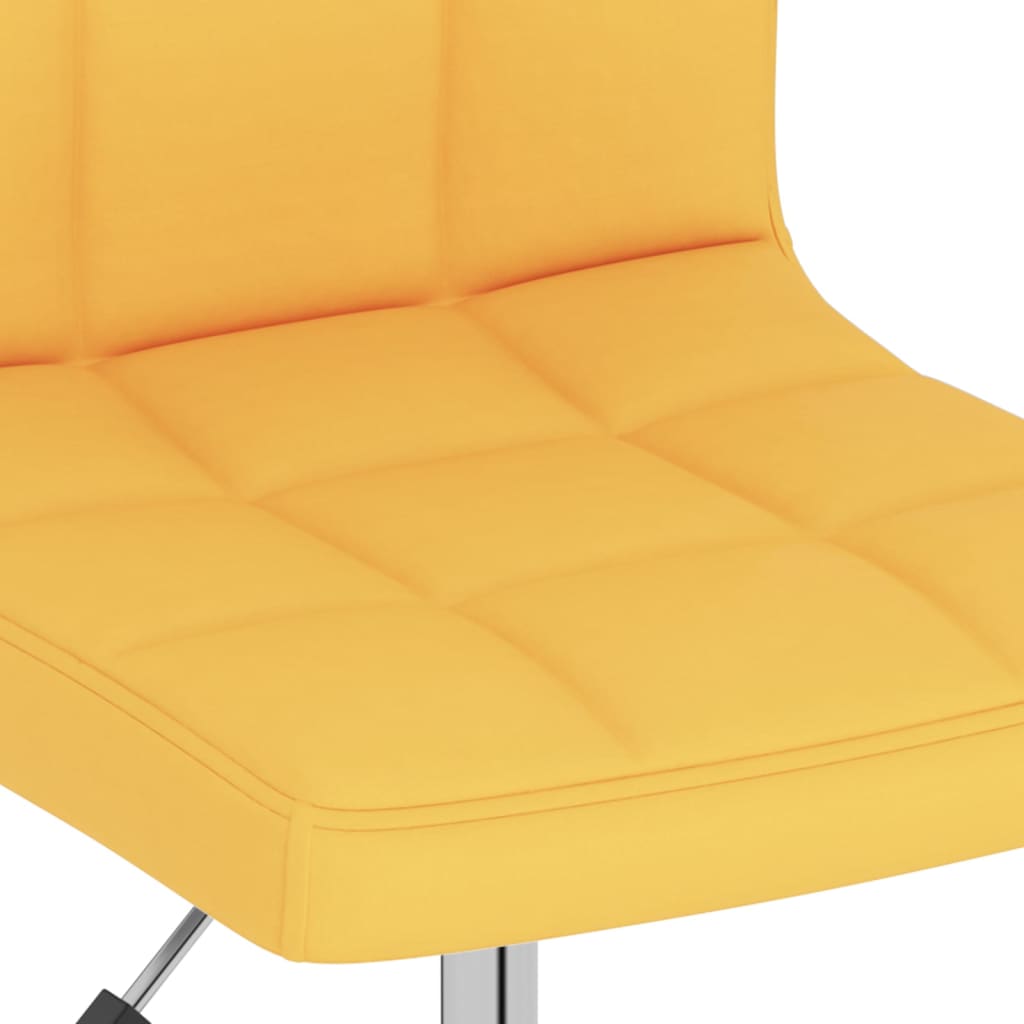 Bürostuhl Drehbar Senfgelb Stoff