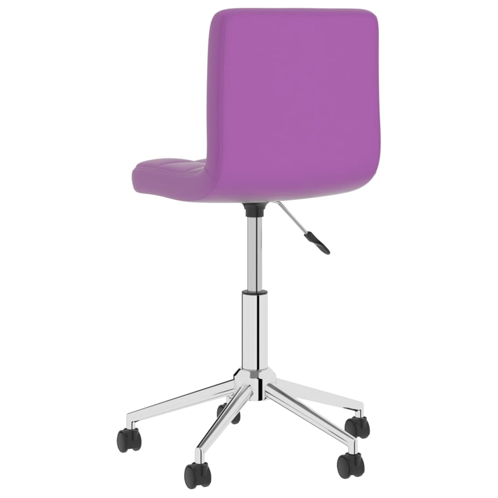 Bürostuhl Drehbar Lila Kunstleder