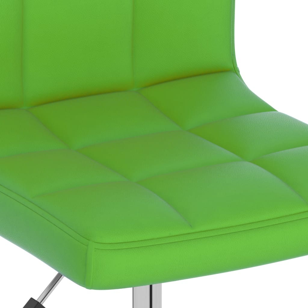 Bürostuhl Drehbar Grün Kunstleder