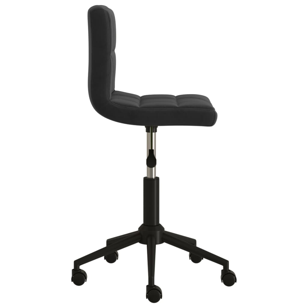 Bürostuhl Drehbar Schwarz Samt
