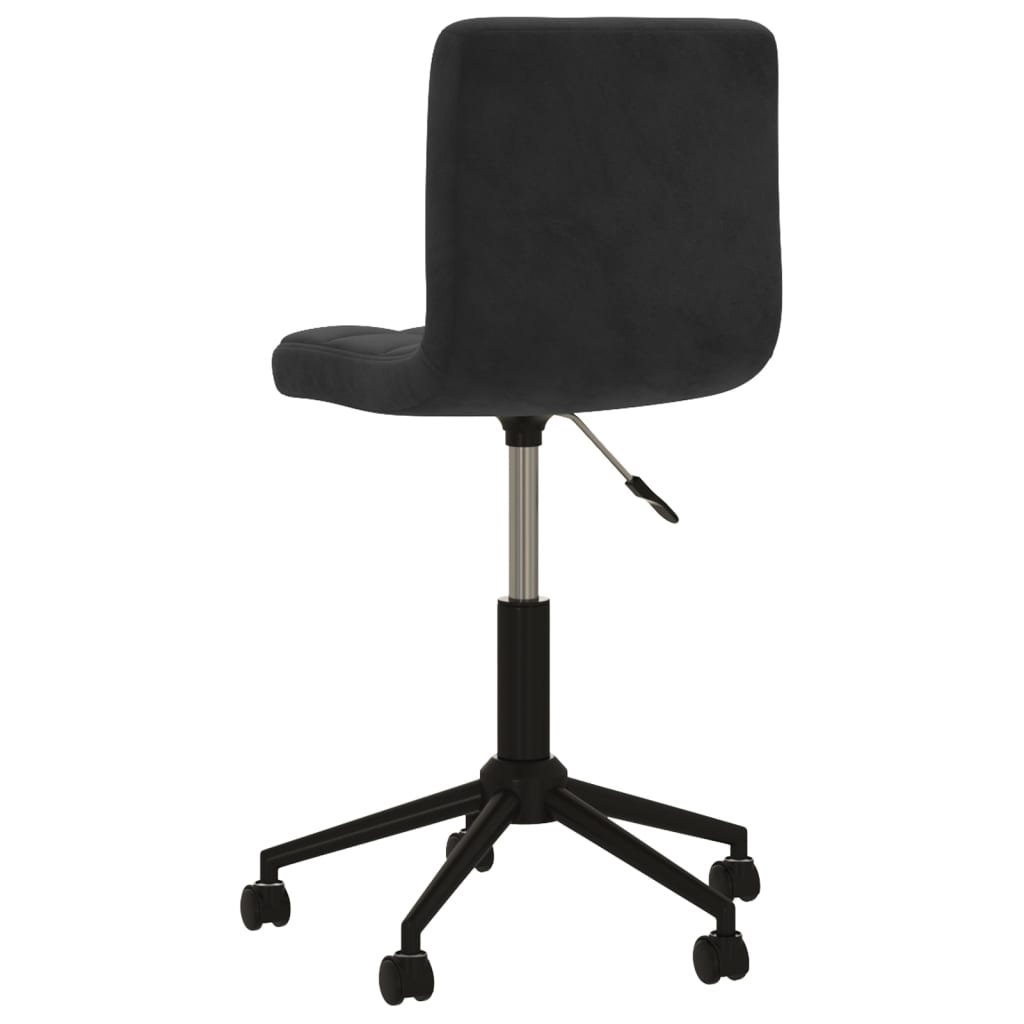 Bürostuhl Drehbar Schwarz Samt