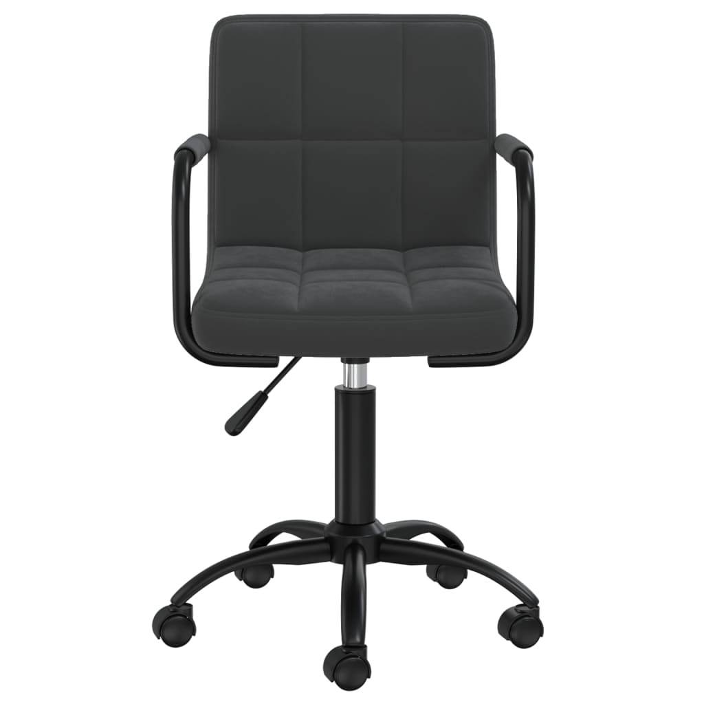 Dining Chairs 2 pcs. Swivel Black Velvet