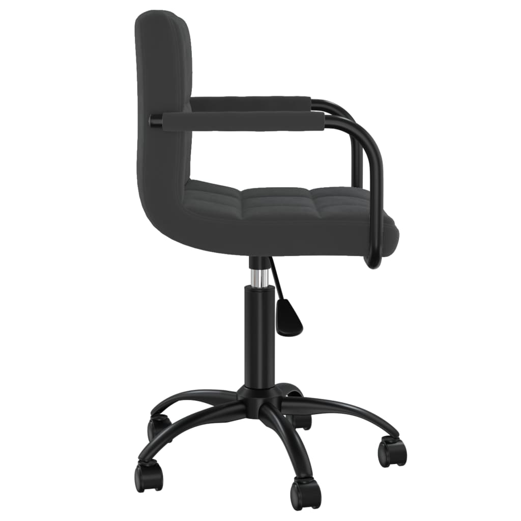 Dining Chairs 2 pcs. Swivel Black Velvet