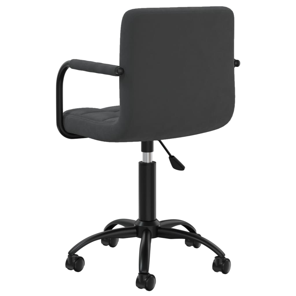 Dining Chairs 2 pcs. Swivel Black Velvet