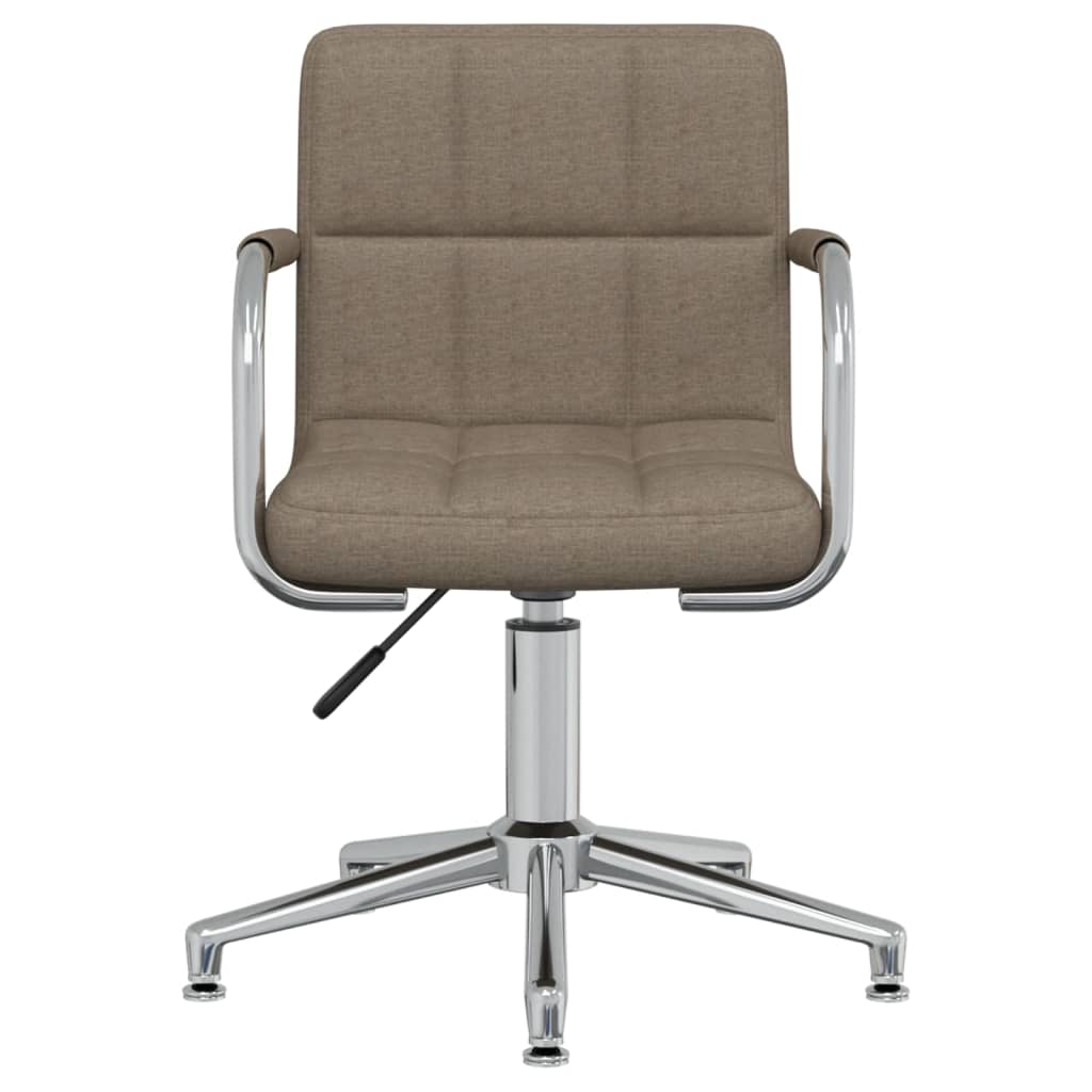 Bürostuhl Drehbar Taupe Stoff
