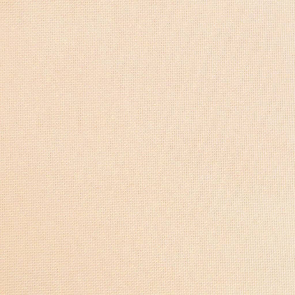 Drehbare Esszimmerstühle 2 Stk. Creme Stoff