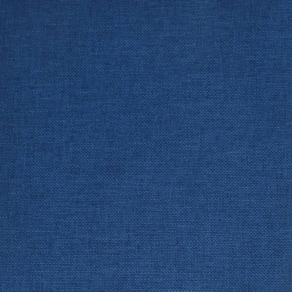 Bürostuhl Drehbar Blau Stoff